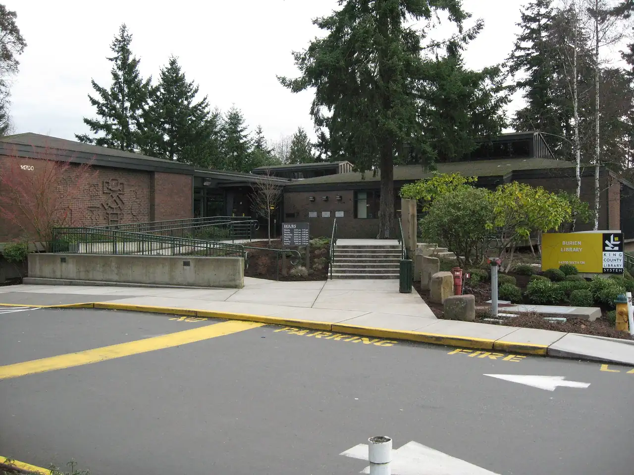 The Burien branch of the King County Library System in Burien, Washington
