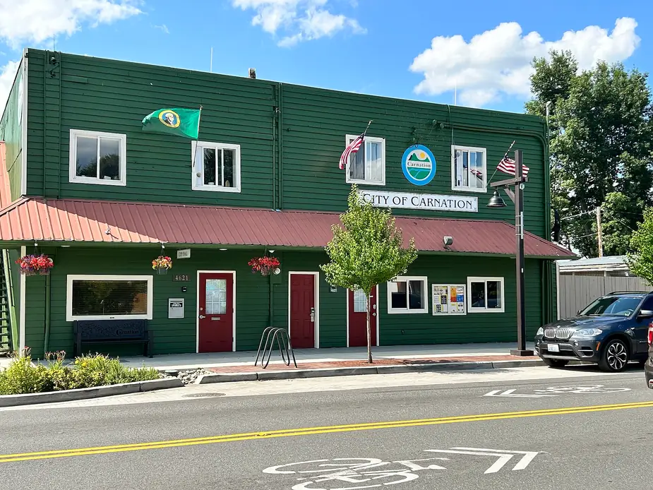City Hall building in Carnation, Washington