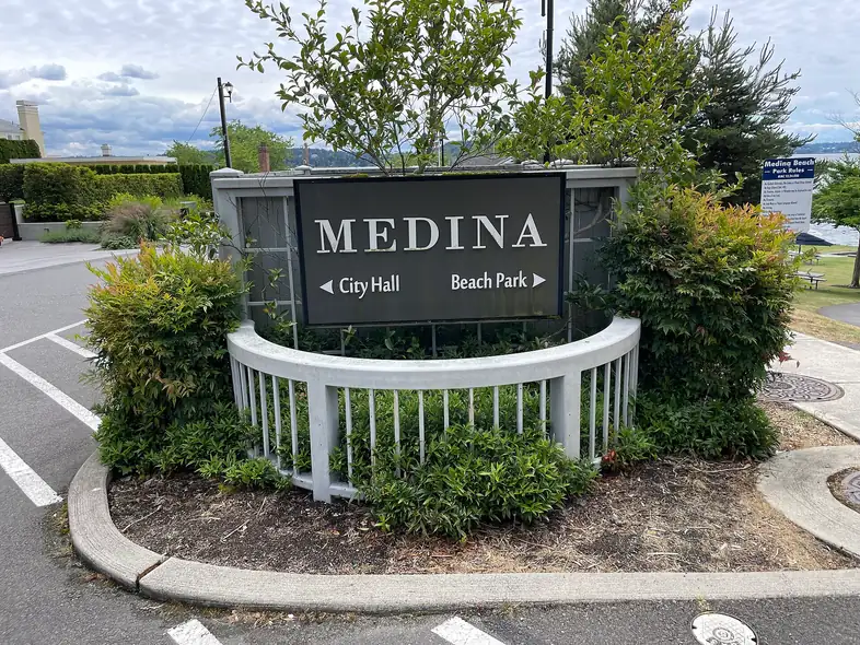 Medina Beach Park on Lake Washington in Medina, Washington