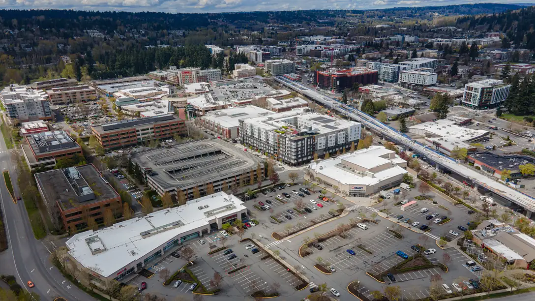 Aerial view of Redmond, Washington